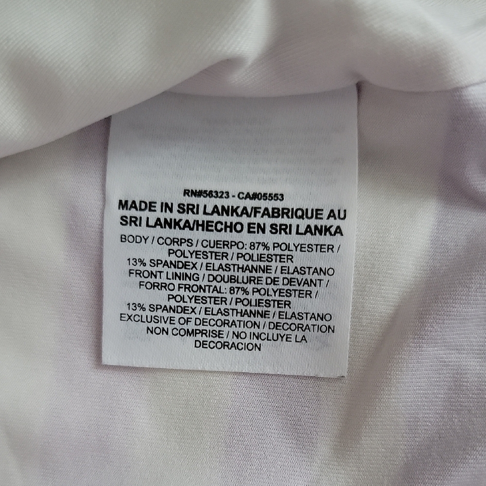 Nike Lavender and White Striped Tank Top Size L Dri-Fit Athletic Top Workout - Picture 5 of 9